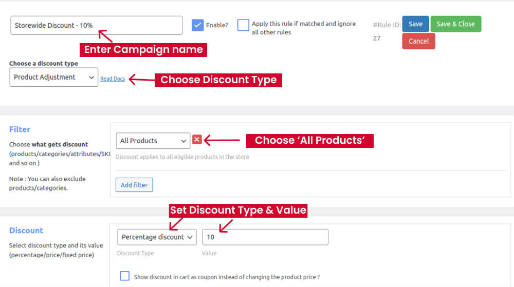  Adding a storewide discount to WooCommerce